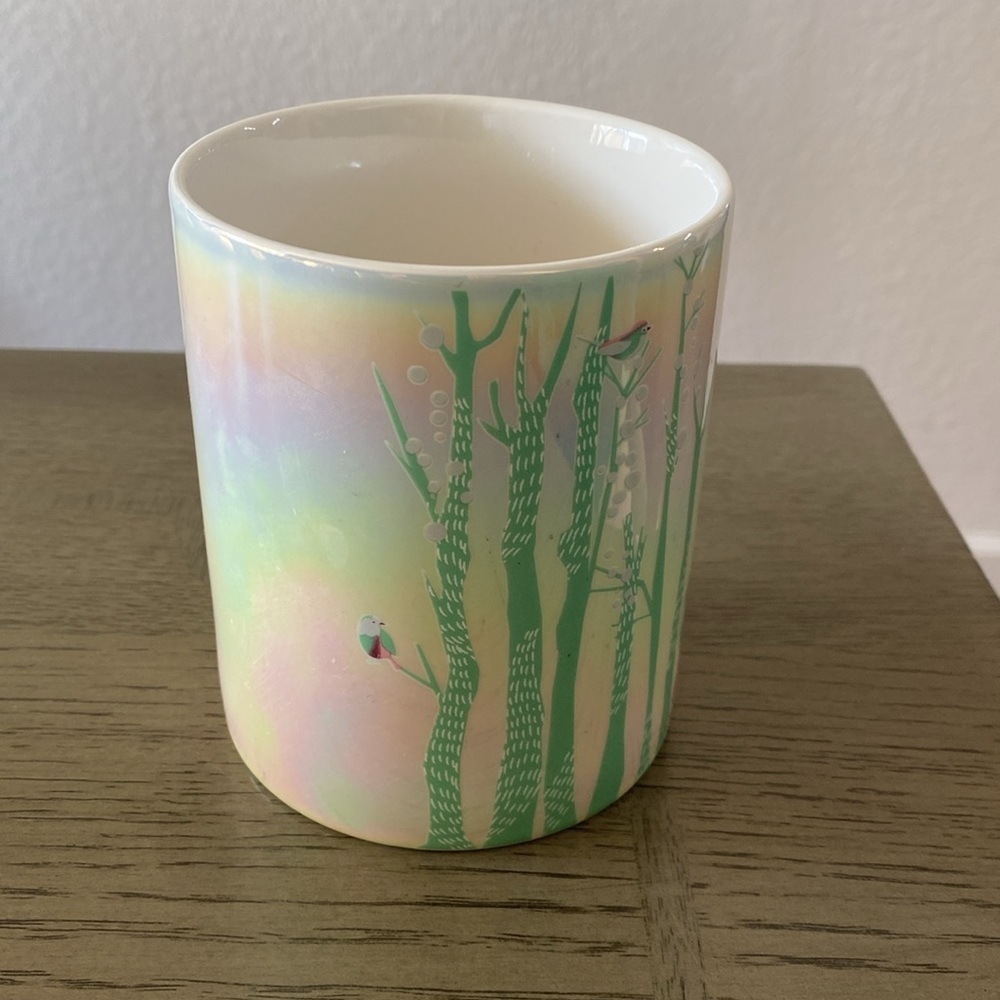 Starbucks Iridescent Deer Forest Christmas Holiday Ceramic Coffee Tea Mug 14 oz - Picture 7 of 7